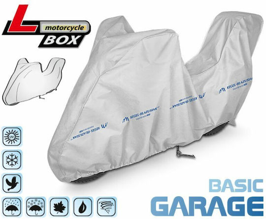 Basic Garage Motorcycle Cover - L - Box