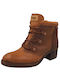 Pikolinos Leather Women's Ankle Boots Tabac Brown