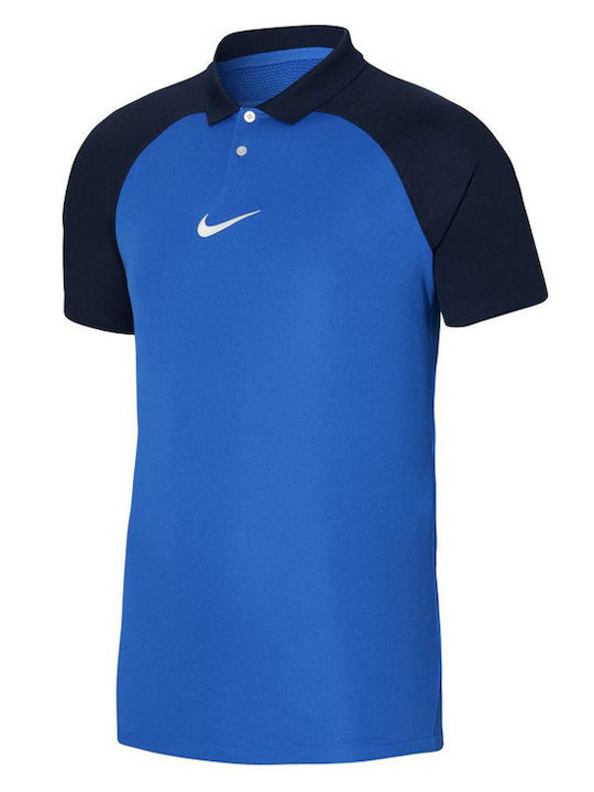 Nike Kinderpolo Kurzarm Blau Academy Pro