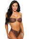 Guess Strapless Bikini with Detachable Straps BROWN