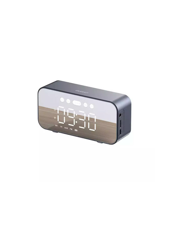 Dudao Επιτραπέζιο Ψηφιακό Ρολόι με Ξυπνητήρι & Ραδιόφωνο Γκρι HU-6973687247638