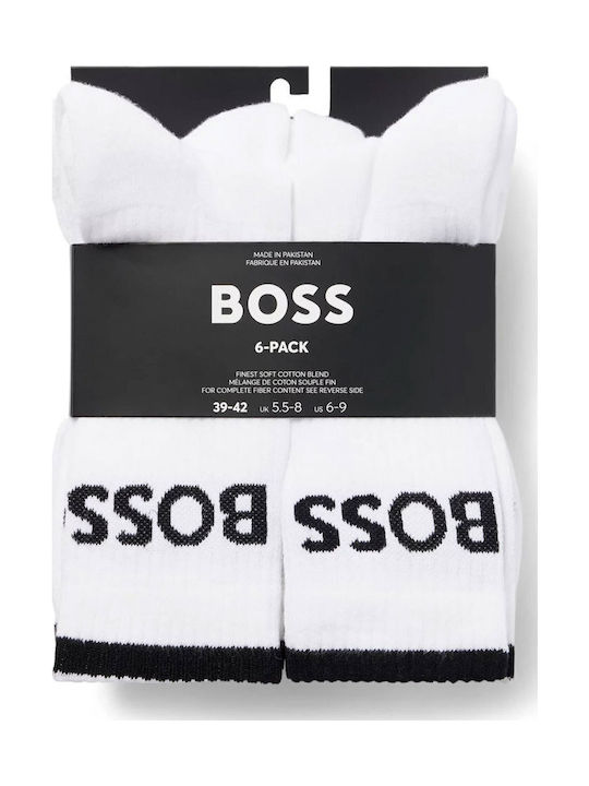 Boss Socken 6p Os Stripe Cc Weiß
