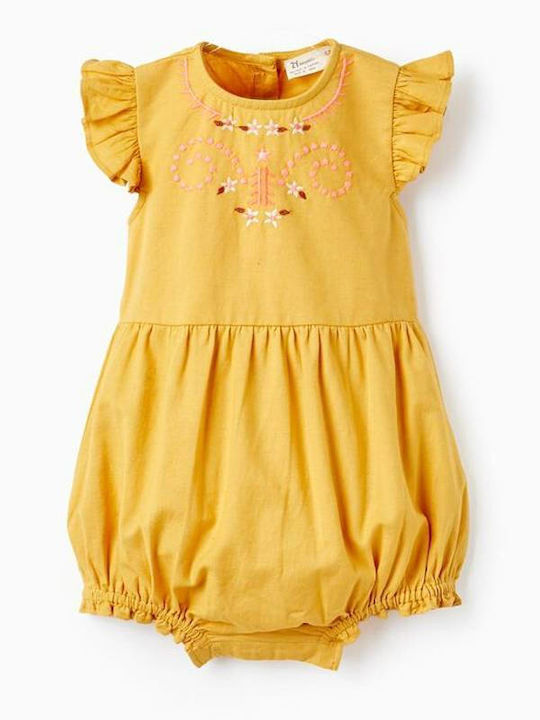 Zippy Baby Bodysuit Set Yellow