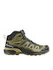 Salomon X Ultra 360 Ανδρικά Ορειβατικά Μποτάκια Αδιάβροχα με Μεμβράνη Gore-Tex Πράσινα