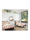 Metallic Chest of Drawers with 4 Drawers White 83x40x82cm