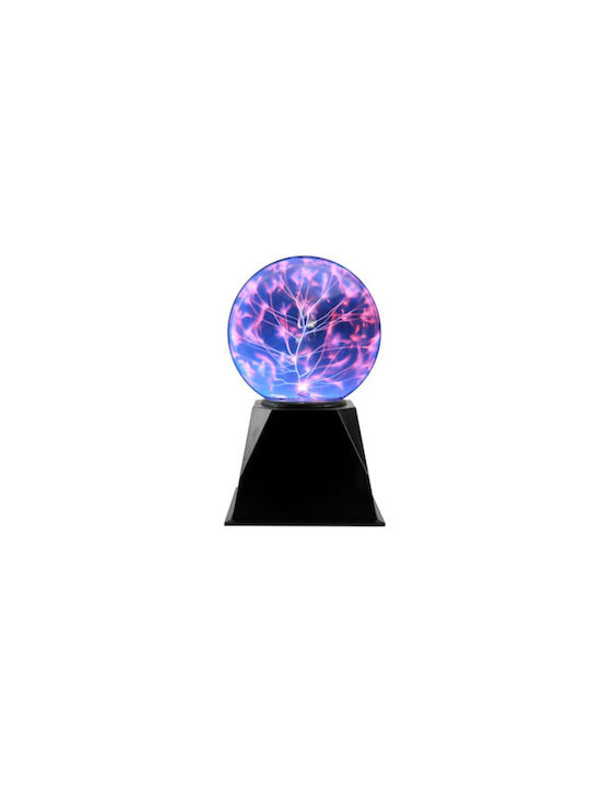 I-Total Dekorative Lampe Plasma-Kugel Blau