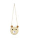 Aquablue Kinder Rucksack Umhängetasche Beige 12cmx12cmcm Teddybär