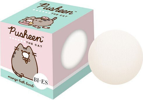 Pucheen die Katze Badebombe mit Mangoduft 165g.