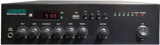 DSPPA MP35U Integriert Hi-Fi-Verstärker Stereo 60W/4Ω MP35U Schwarz