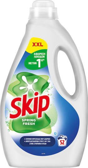 Skip Spring Fresh Liquid Detergent for Coloreds Clothes (52 Measuring Cups)
