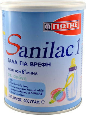 Γιώτης Milchnahrung Sanilac 1 für 0m+ 400gr