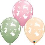 Set of 25 Balloons Latex Pink Easter