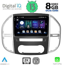 Digital IQ Car-Audiosystem für Mercedes-Benz Vito / Viano 2015> (Bluetooth/USB/AUX/WiFi/GPS/Apple-Carplay/Android-Auto) mit Touchscreen 10"