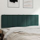vidaXL Fabric Back Cushion for Bed Headboard Da...