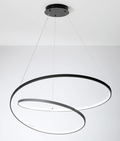 Fan Europe Lieve Lustră Suspendată Negru 80cm. Fan Europe Lieve Lustră Suspendată Negru 80cm.