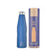 Estia Travel Flask Save the Aegean Recyclable Stainless Steel Thermos Bottle BPA Free 750ml Denim Blue