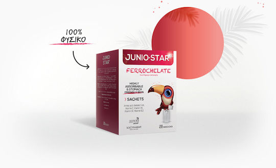 Honora Junio Star Ferrochelate Supplement for Immune System Support 28 Sachets