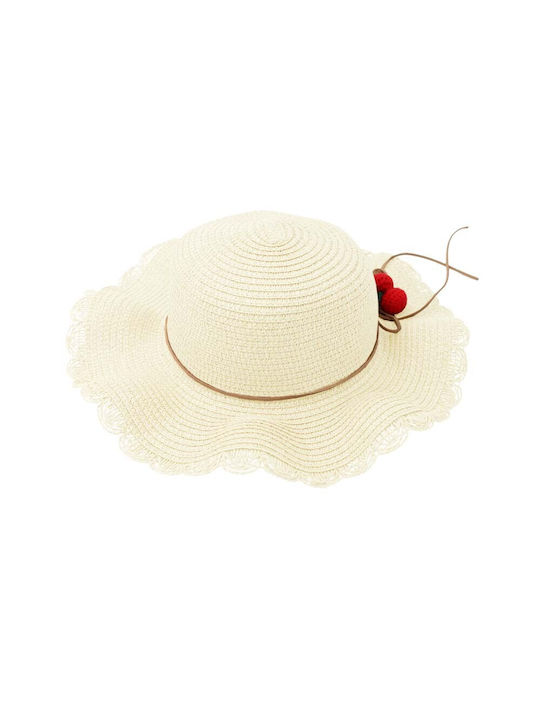 Aquablue Kinderhut Fedora Stroh Beige