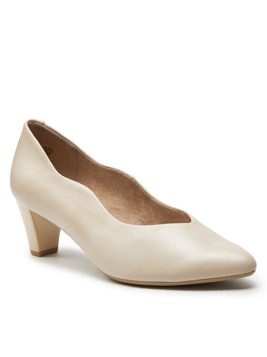 Caprice Beige Heels