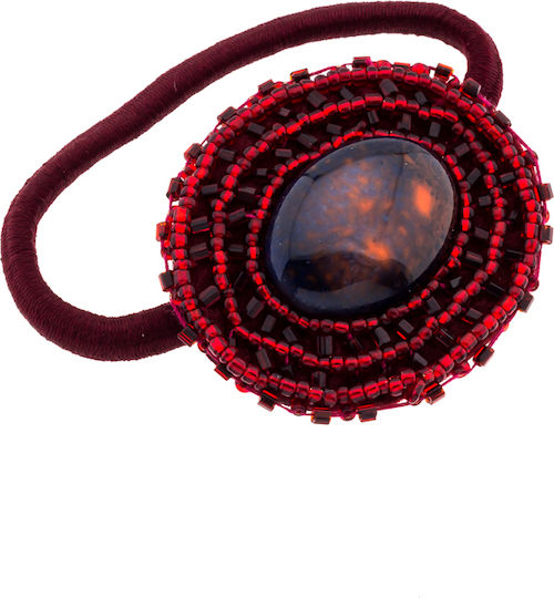 Burgundy Hair Scrunchie 3210 Burgundy
