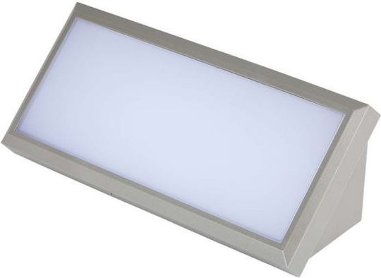 V-TAC Wall-Mounted Outdoor Ceiling Light LED IP65 20W with Cool White Light 31.9x17x11.4εκ.