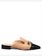 Flat Mules σε Καφέ Χρώμα