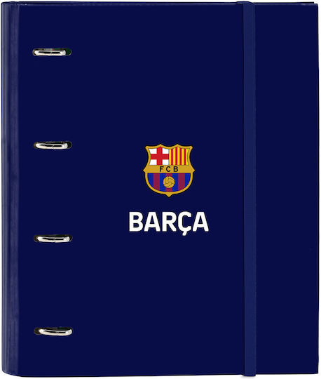 F.C. Barcelona Ντοσιέ με 4 Κρίκους για Χαρτί A4 Κόκκινο F.c Barcelona