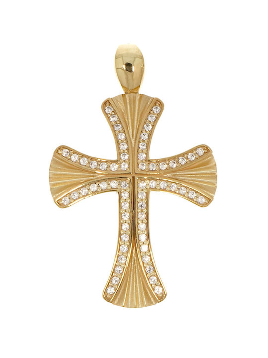 Senzio Belibasakis Damen Gold Kreuz 14K