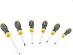 Set 6 Magnetic Screwdrivers with 6 Interchangeable Tips