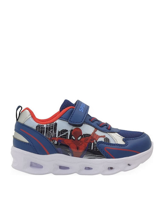 Αθλητικά Spiderman Με Φωτάκια Meridian 15sp6y06l Μπλε
