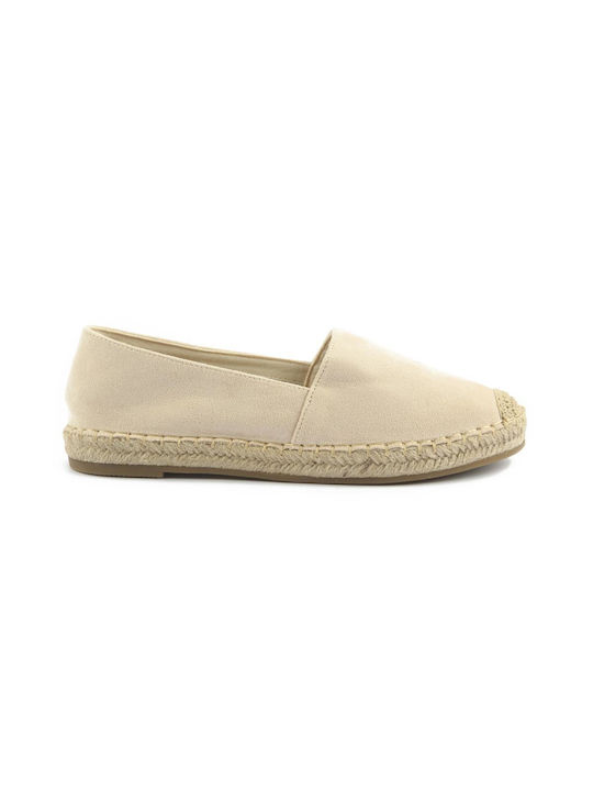 Fshoes Fshoes Wildleder Damen Espadrilles in Beige Farbe