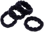 Rubber Fabric Design Braid-black