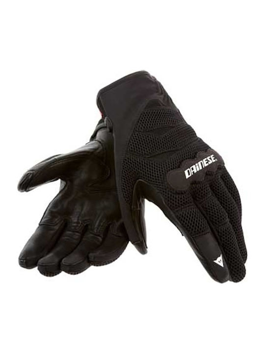 Dainese Air Tex Καλοκαιρινά Ανδρικά Γάντια Μηχανής Μαύρα