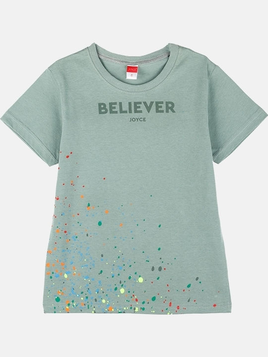 Joyce Kinder-T-Shirt Haki Believer