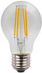 Eurolamp LED Lampen für Fassung E27 und Form A60 Naturweiß 525lm 1Stück