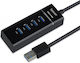 Spacer Hub 4 Θυρών USB 3.0 με σύνδεση USB-A
