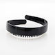 Stirnband Haar Schwarz