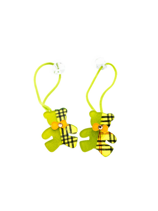 Kids Hair Tie Green 3022-1-Πράσινο