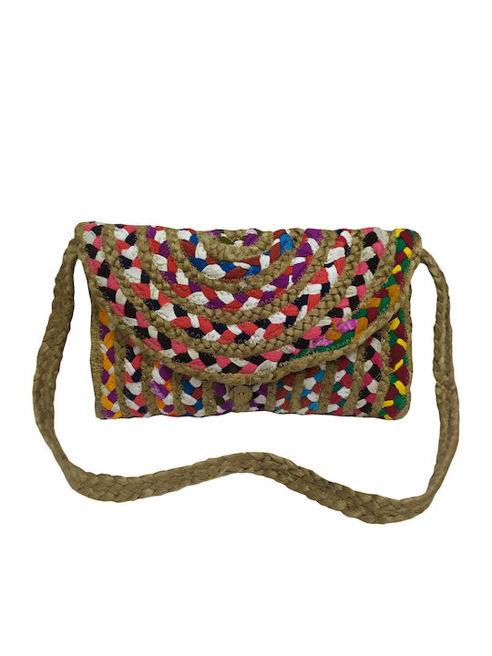 Le Blanc Stoff Strandtasche Mehrfarbig