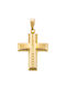 Goldkreuz St510 14 Karat Goldkreuz