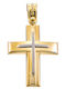 Cross Gold/white gold St484 14 Carat 14 Carat