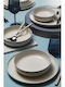 Kutahya Porselen Beige Porcelain Dinnerware Set 18pcs