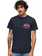 D2 Ovin Neon Vl T-shirt Navy Μπλε
