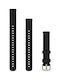 Garmin Quick Release 14 Mm Bandă de silicon negru de 14 mm cu hardware de aur crem