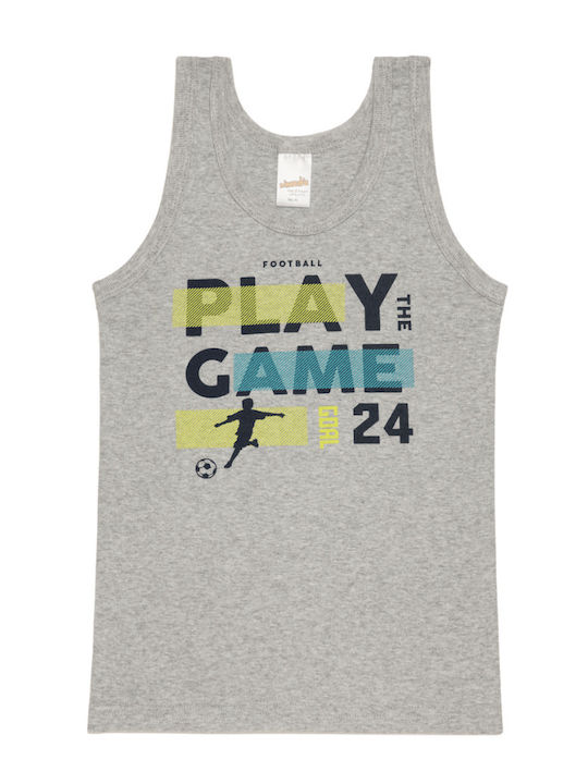 Minerva Play Kids' Undershirt Tank Top Grey Melange