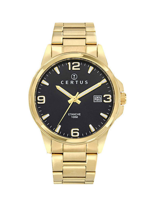 Certus Watch Battery with Gold Metal Bracelet