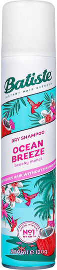 Batiste Ocean Breeze Ξηρό Σαμπουάν Όγκου & Διατήρησης Χρώματος για Λιπαρά Μαλλιά 200ml