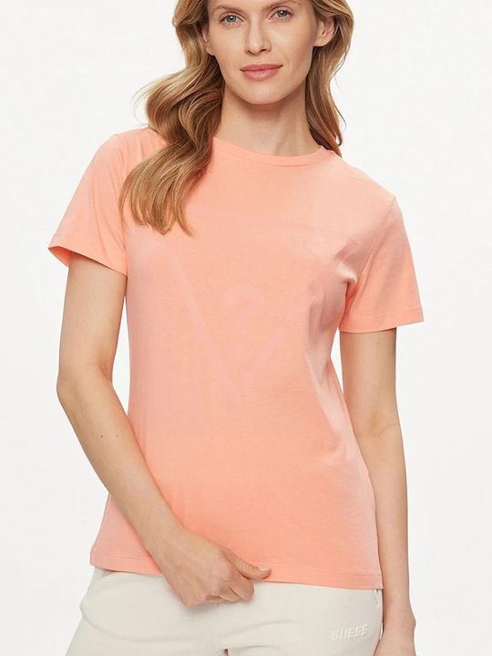 Guess Adele Damen T-Shirt Orange