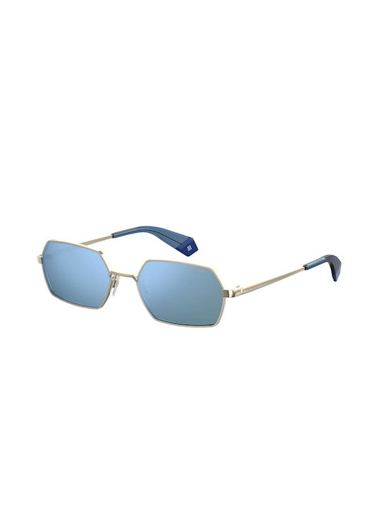 Polaroid Sunglasses with Gold Frame and Gold Lens PLD6068SLKSXN