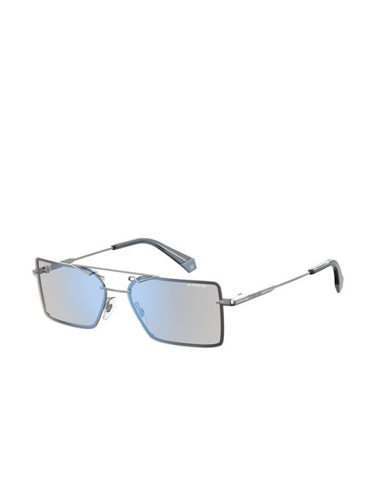 Polaroid Sonnenbrillen mit Gray Rahmen und Gray Polarisiert Linse PLD6093S-KB7